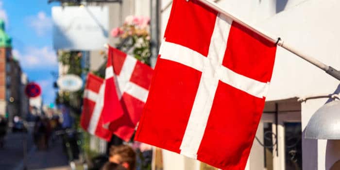 Denmark's national flag.