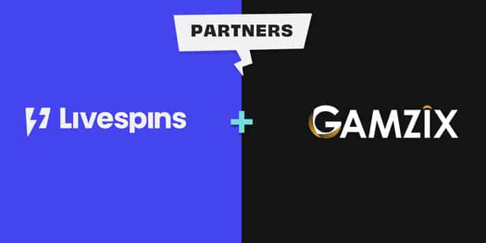 Gamzix partnered with Livespins