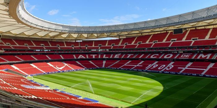 Metropolitano Stadium in Madrid Spain