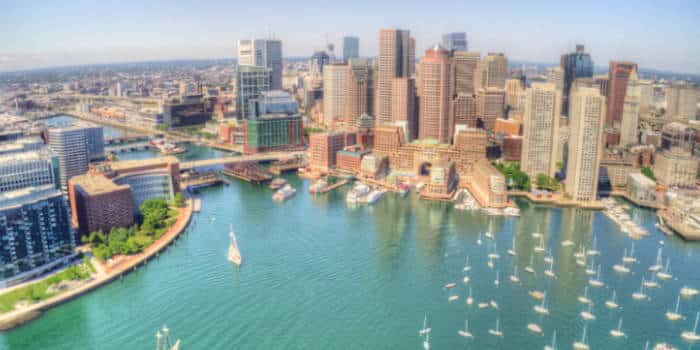 Skyline from Boston, Massachusetts