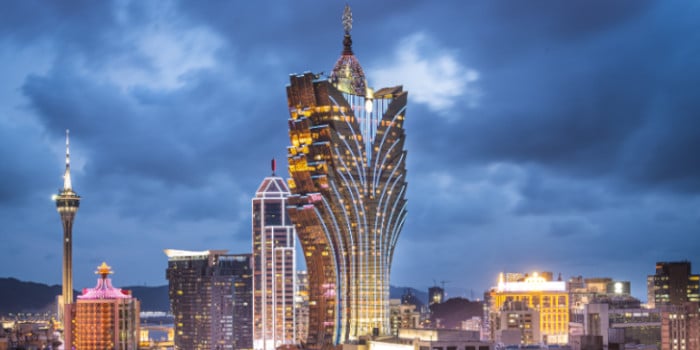 Cityscape skyline photo of Macau, China