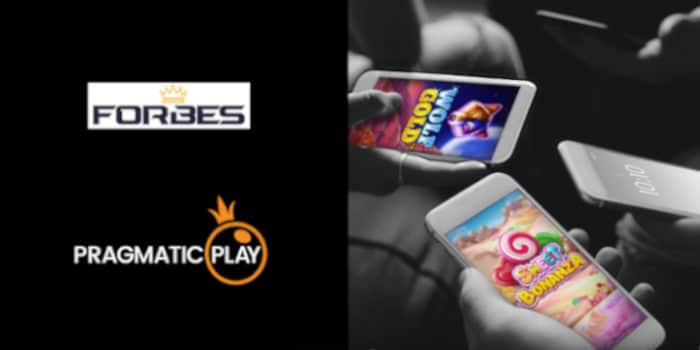 Pragmatic Play Forbes Casino logos partnership