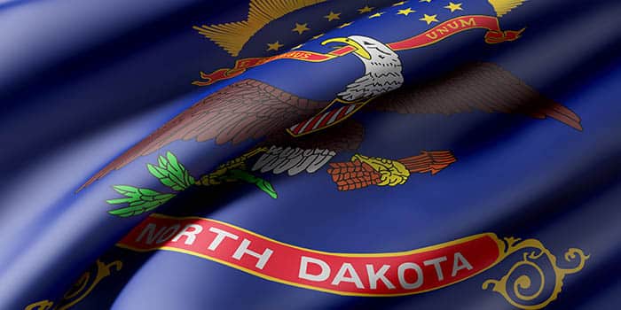 North Dakota's official flag