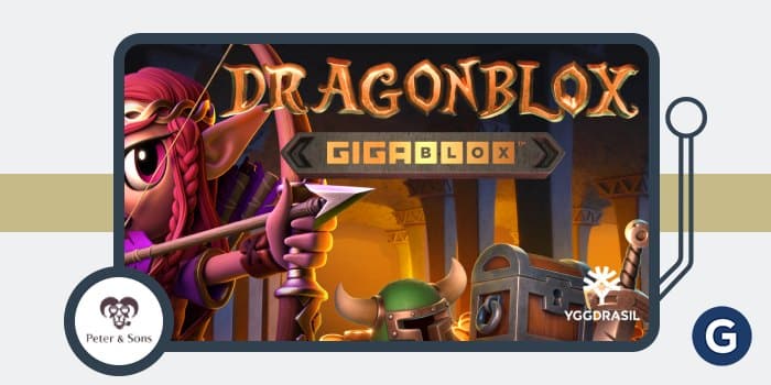 Yggdrasil x Peter & Sons Dragonblox slots game