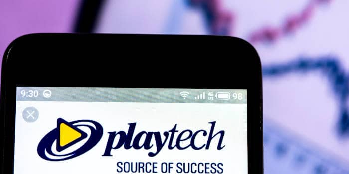 Playtech's company software and logo.