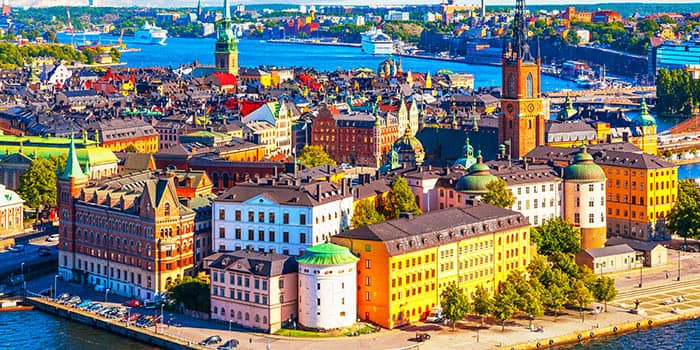 The old town in Stockholm, Sweden