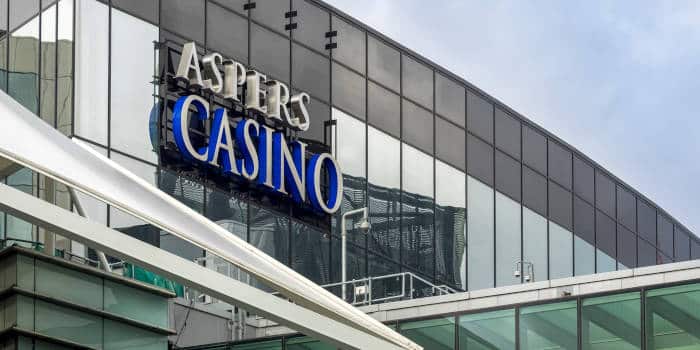 Aspers Casino's official building.