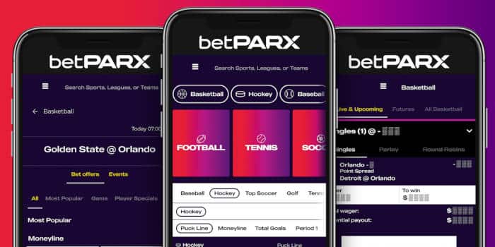 BetParx app mobile.