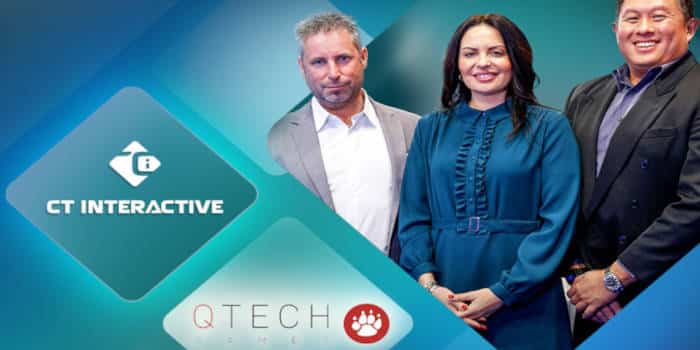 The partnership betwen CT Interactive and QTech Games.