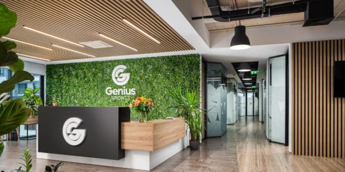 Genius Sports' offices in Sofia, Bulgaria.