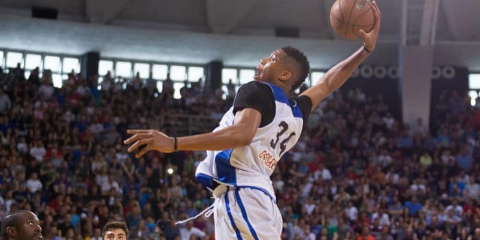 Giannis, a prominent NBA player.