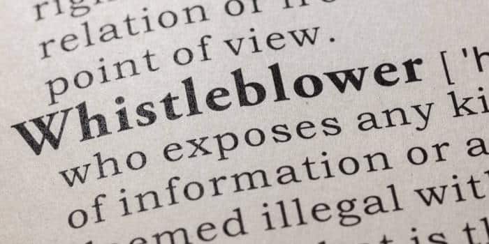 Whistleblower's dicitonary definition.