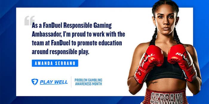 Amanda Serrano, RG ambassador of FanDuel