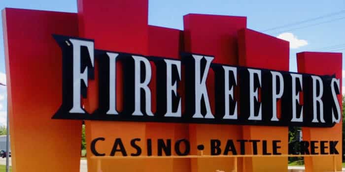 FireKeepers Casino sign