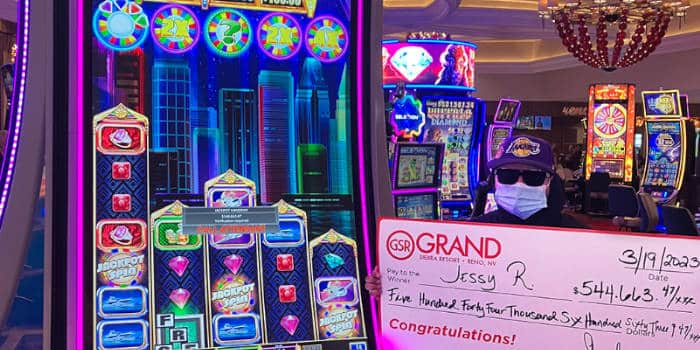 Grand Sierra Resort's jackpot winner.