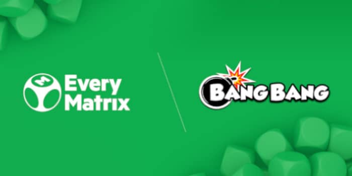 EveryMatrix and Bang Bang Games logos