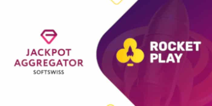 SOFTSWISS and RocketPlay Casino logos partnership