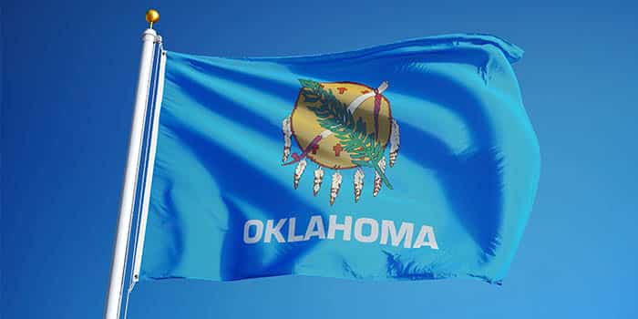 Official flag of the Oklahoma state