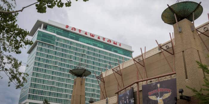 Potawatomi's Hotel and Casino building and property.