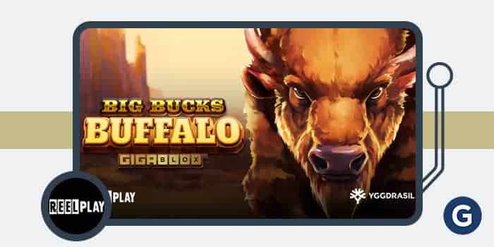 Yggdrasail's Reelplay slot - Big Bucks Buffalo Gigablox.