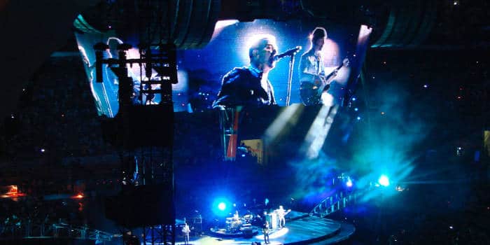 U2 live concert.