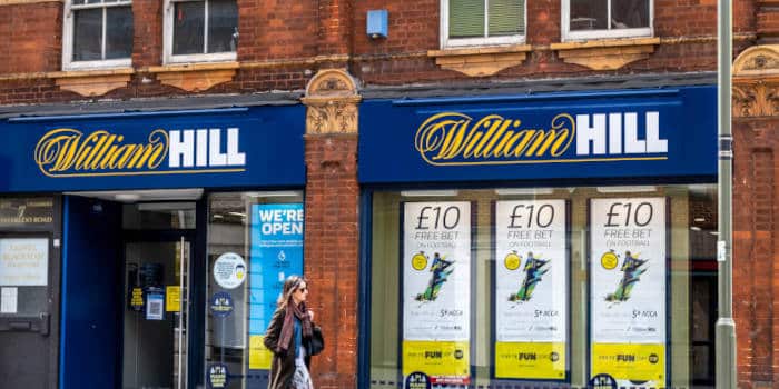 William Hill betting shop.