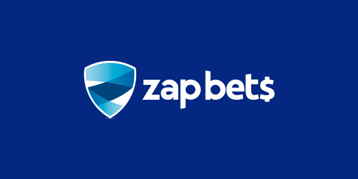 Zap Bets logo on a blue background