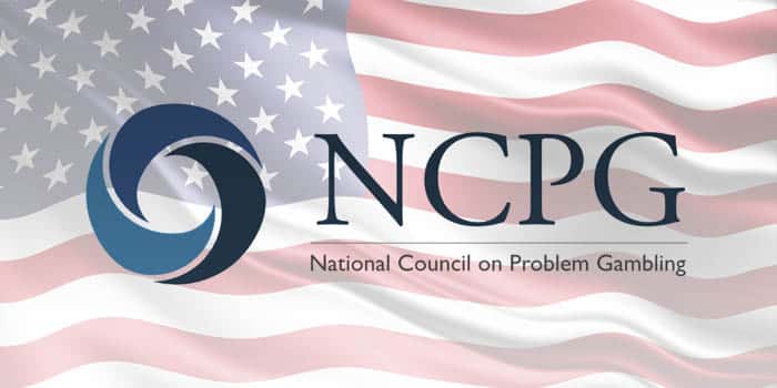 The official logo of the NCPG with the US flag in the background