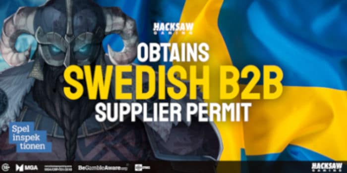 Hacksaw Gaming secures Swedish B2B supplier permit