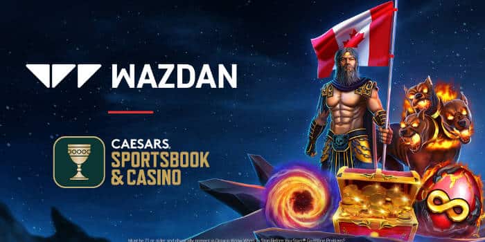 Wazdan and Caesars partnership.