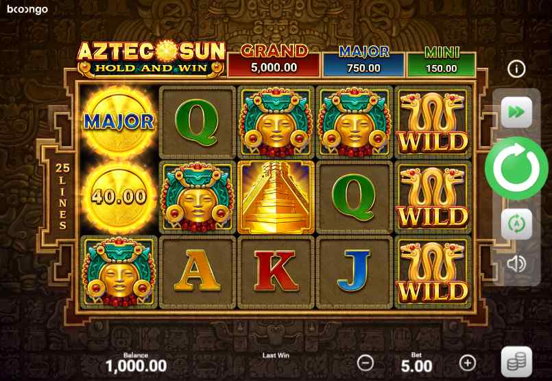 MAX BUY BONUS, RETRIGGER the SCATTER at Treasure Of Aztec