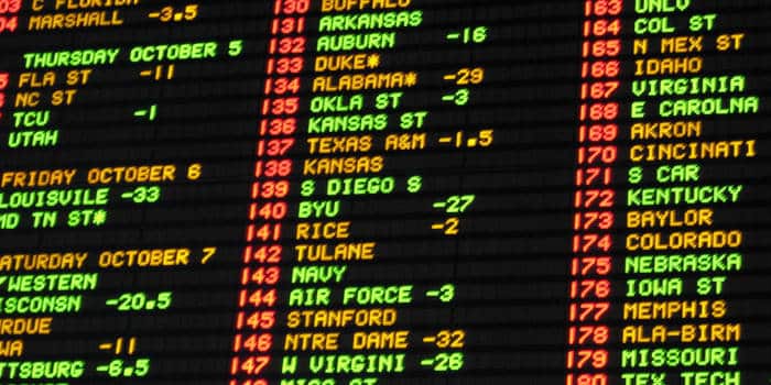 Betting stats and odds.