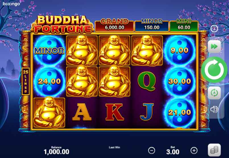 buddha fortune hold and win slot game preview