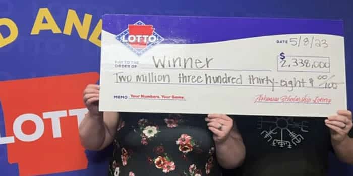 A woman from Arkansas won the LOTTO jackpot