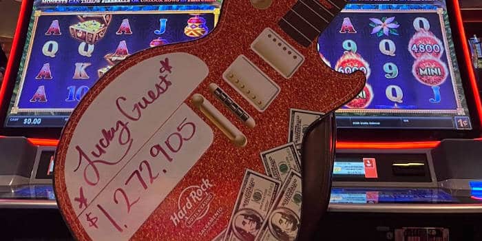 Hard Rock Hotel & Casino jackpot in Sacramento California