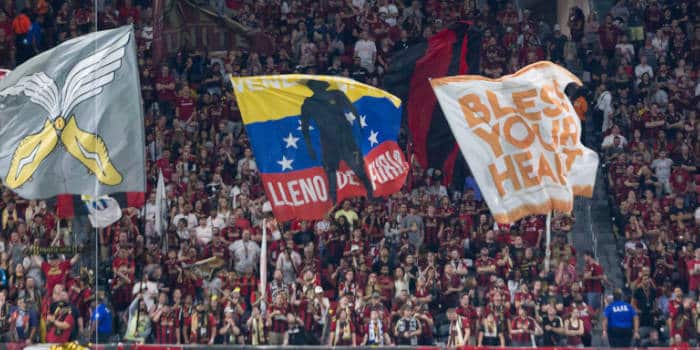 Atlanta United stadium and fans.