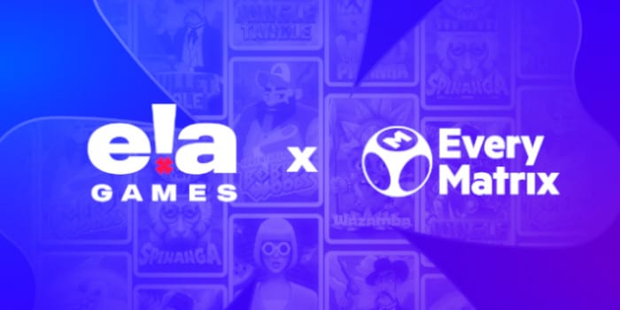 ELA Games and EveryMatrix logos