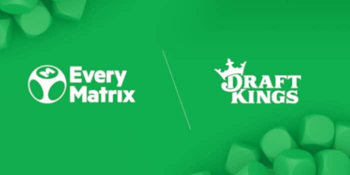 EveryMatrix and DraftKings logos