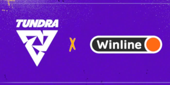 Tundra Esports and Winline logos