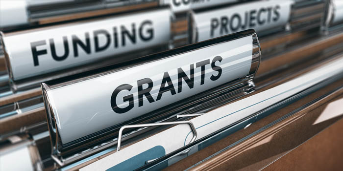 A folder labelled "Grants"