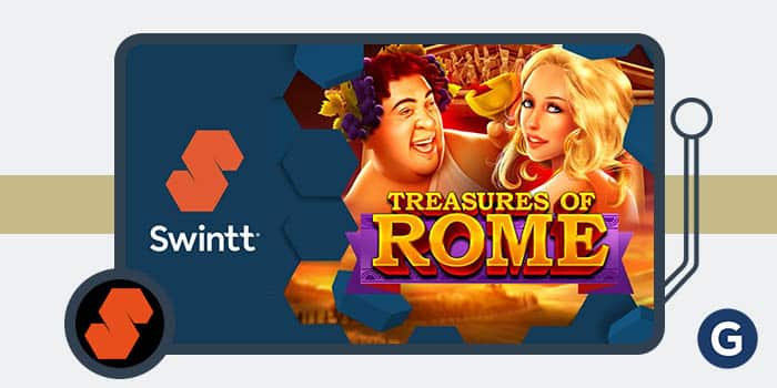 Swintt's Treasures of Rome slot game.