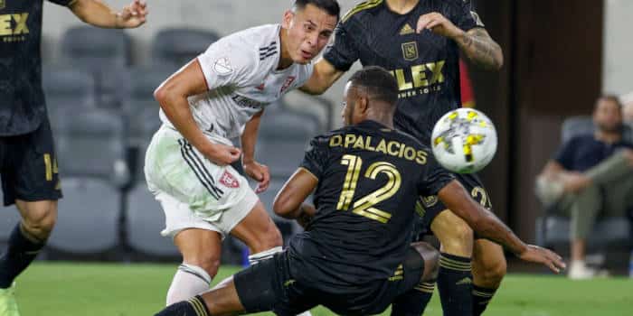 LAFC's soccer players.