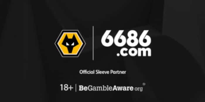 The logos of 6686 Sport and Wolves FC