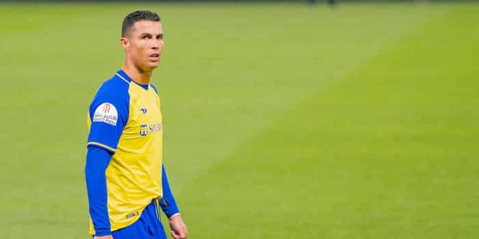 Ronaldo's first game for Al Nassr.