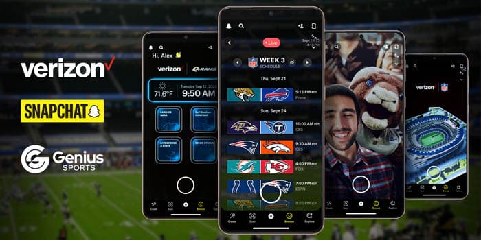 Genius Sports Teams Up with Snap to Release Verizon-Exclusive Lens