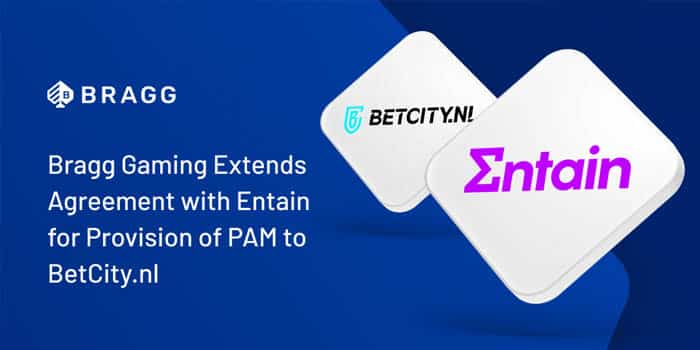 Bragg extended its PAM deal with Entain's BetCity.nl brand