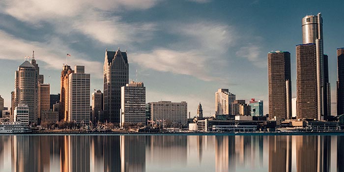 Skyline of Detroit