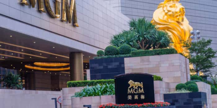 MGM China front entrance.