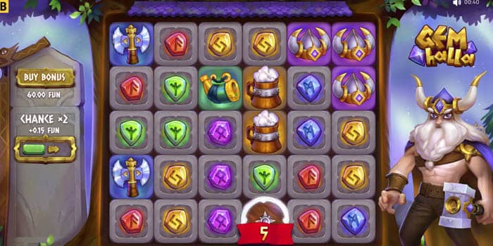 BGaming's Gemhalla slot game.