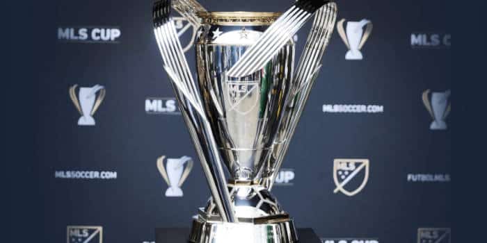 MLS's trophy cup awarded to the winner of the Major League Soccer season.